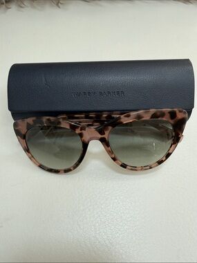 Warby Parker Tortoiseshell Sunglasses with Brown Gradient Lenses